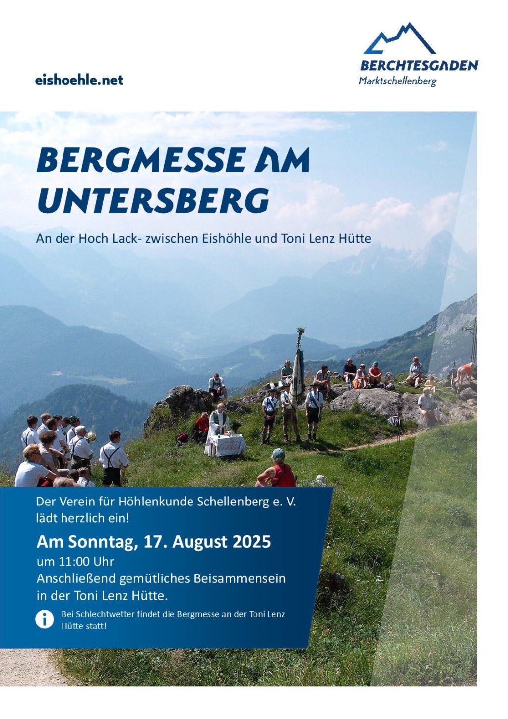Plakat Bergmesse 2025