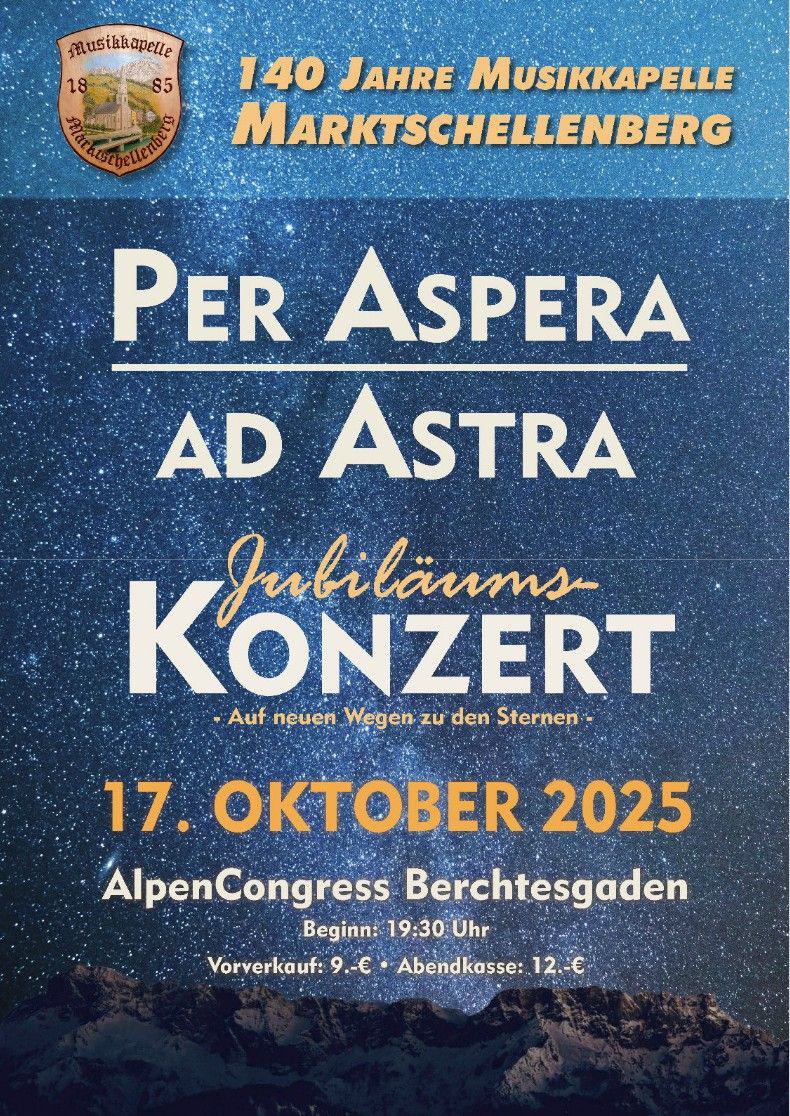 Plakat Jubiläumskonzert