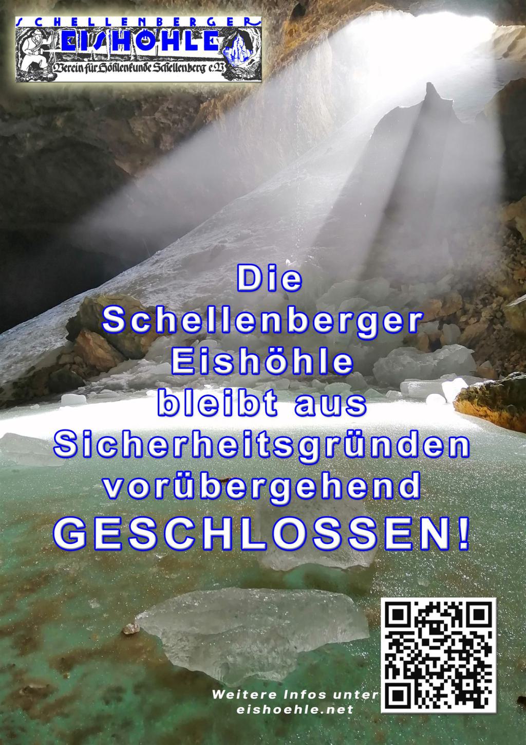 Eishöhle vorübergehend geschlossen