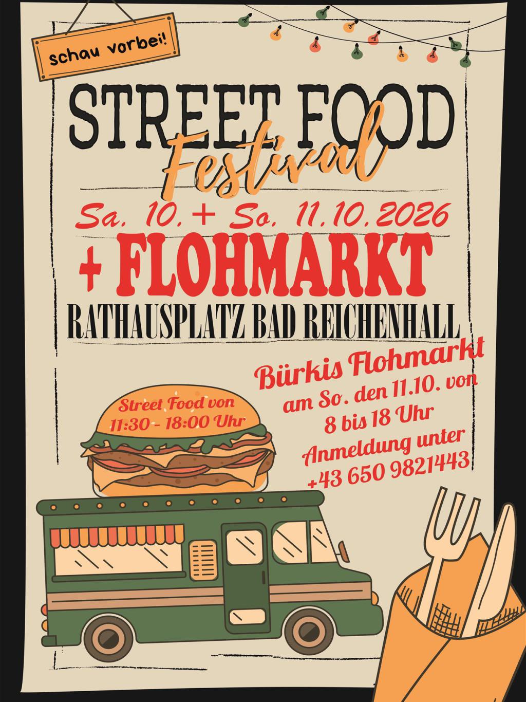 Foodtruck + Flohmarkt