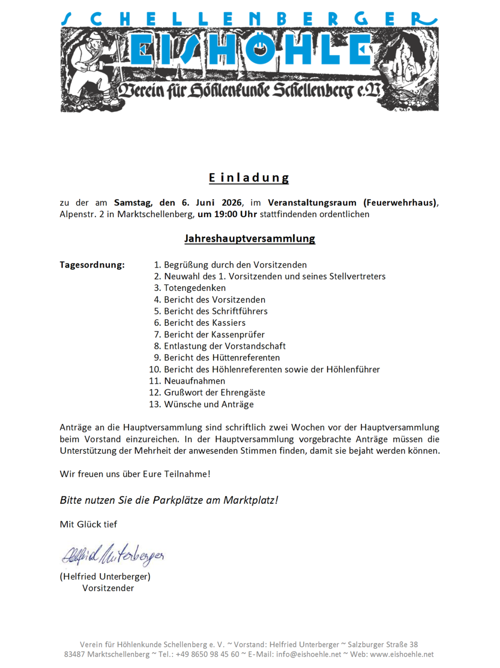 Plakat Eishöhle JHV 2026_p1